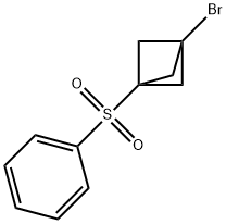 1-Bromo-3-(phenylsulfonyl)bicyclo[1.1.1]pentane Structure