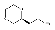 1,4-Dioxane-2-ethanamine, (2S)- Structure