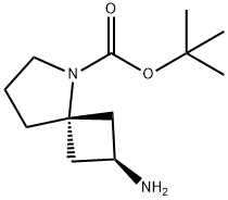 5-Azaspiro[3.4]octane-5-carboxylic acid, 2-amino-, 1,1-dimethylethyl ester, trans-|反式-2-氨基-5-氮杂螺[3.4]辛烷-5-羧酸叔丁酯