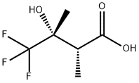 Butanoic acid, 4,4,4-trifluoro-3-hydroxy-2,3-dimethyl-, (2R,3R)- Structure