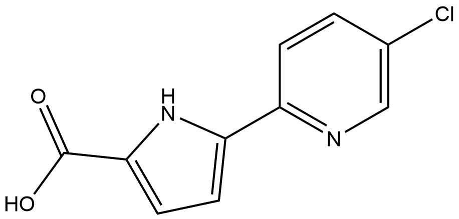 5-(5-chloropyridin-2-yl)-1H-pyrrole-2-carboxylic acid Structure
