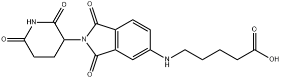 沙利度胺-5-氨基-戊酸, 2412056-33-6, 结构式