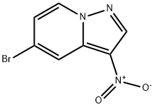 Pyrazolo[1,5-a]pyridine, 5-bromo-3-nitro- Structure