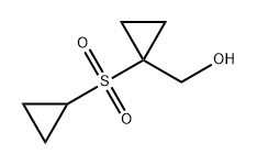Cyclopropanemethanol, 1-(cyclopropylsulfonyl)- Structure