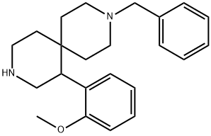 3,9-Diazaspiro[5.5]undecane, 1-(2-methoxyphenyl)-9-(phenylmethyl)- Structure
