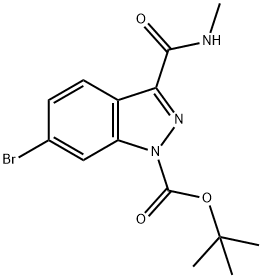 2413120-59-7 6-溴-3-甲氨基甲酰基-1H-吲唑-1-羧酸叔丁酯