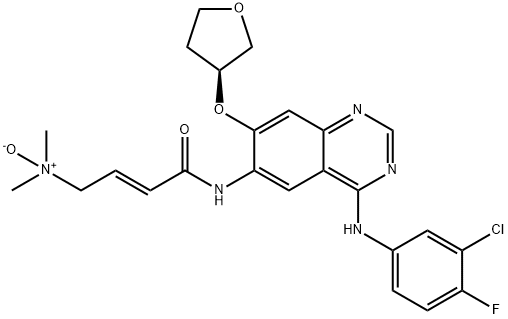Afatinib Impurity N-Oxide Struktur