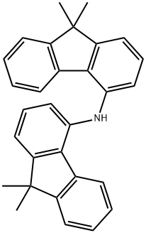 N-(9,9-二甲基-9H-芴-4-基)-9,9-二甲基-9H-芴-4-胺,2413736-59-9,结构式