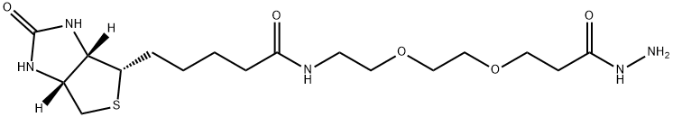 Biotin-PEG2-Hydrazide, 2413847-26-2, 结构式