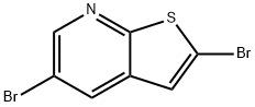 Thieno[2,3-b]pyridine, 2,5-dibromo- Structure