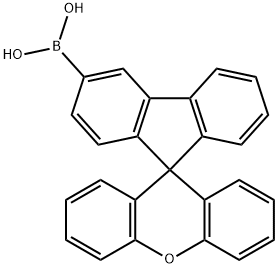 Boronic acid, B-spiro[9H-fluorene-9,9'-[9H]xanthen]-3-yl- Structure