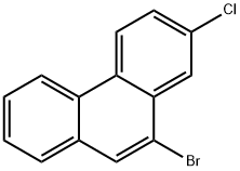 10-溴-2-氯-菲 结构式