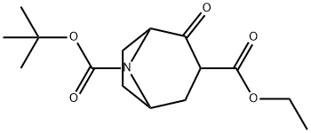8-叔丁基3-乙基2-氧基-8-氮杂双环[3.2.1]辛烷-3,8-二羧酸酯, 2414412-99-8, 结构式