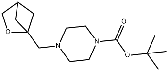tert-butyl 4-({2-oxabicyclo[2.1.1]hexan-1-yl}methyl)piperazine-1-carboxylate Structure