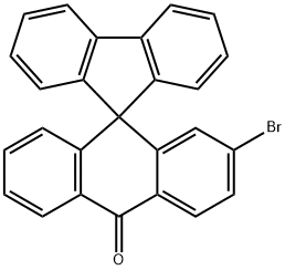 Spiro[anthracene-9(10H),9'-[9H]fluoren]-10-one, 2-bromo- Structure