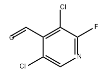 4-Pyridinecarboxaldehyde, 3,5-dichloro-2-fluoro- Struktur