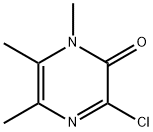 2(1H)-Pyrazinone, 3-chloro-1,5,6-trimethyl- Struktur