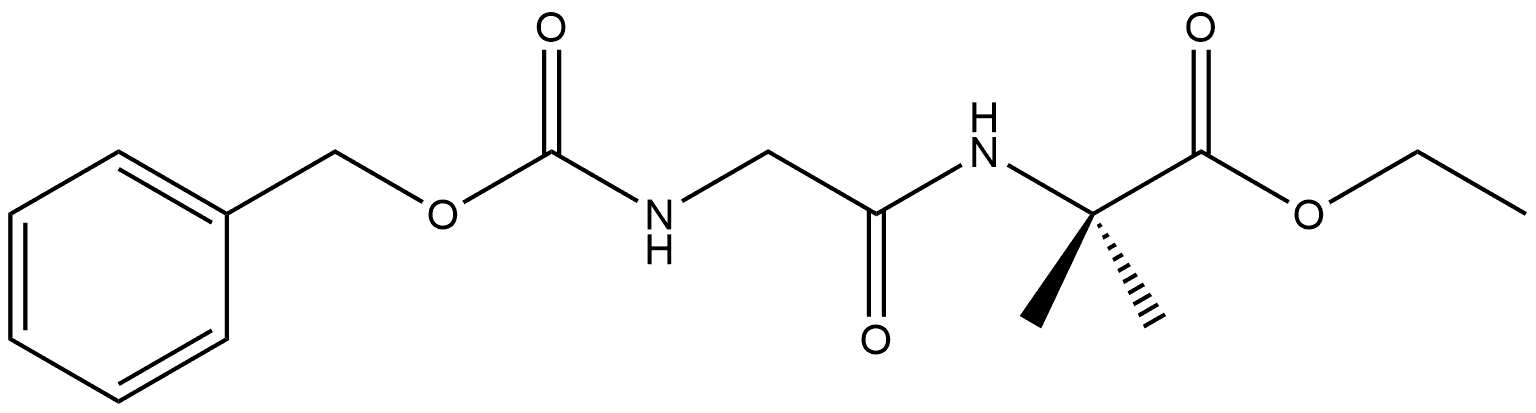 Alanine, N-(N-carboxyglycyl)-2-methyl-, N-benzyl ethyl ester (8CI) Structure