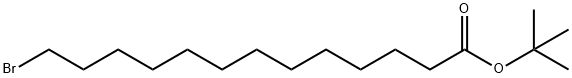 Tridecanoic acid, 13-bromo-, 1,1-dimethylethyl ester Structure