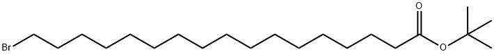 17-溴十七酸叔丁酯 结构式