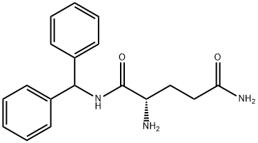 Pentanediamide, 2-amino-N1-(diphenylmethyl)-, (2S)- Struktur