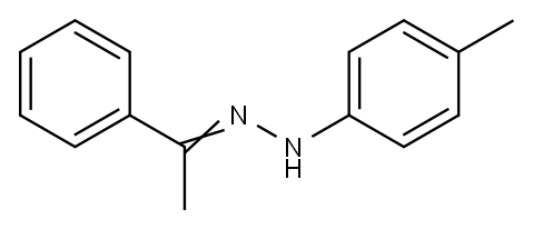 Ethanone, 1-phenyl-, 2-(4-methylphenyl)hydrazone,24310-47-2,结构式