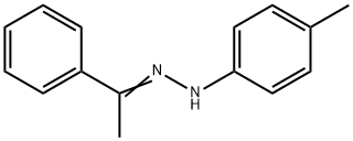 Ethanone, 1-phenyl-, 2-(4-methylphenyl)hydrazone,24310-47-2,结构式