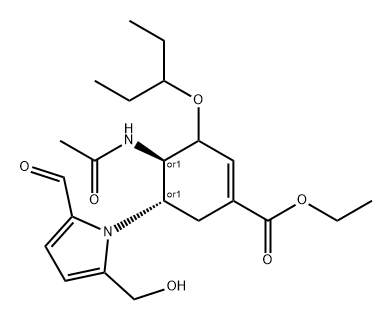 奥司他韦杂质,2434599-55-8,结构式