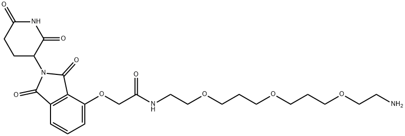 萨力多胺-O-CONH-C2-O-(C3-O)2-氨基 结构式