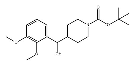 1-Piperidinecarboxylic acid, 4-[(2,3-dimethoxyphenyl)hydroxymethyl]-, 1,1-dimethylethyl ester