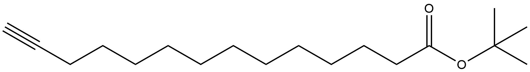 1,1-Dimethylethyl 13-tetradecynoate Structure