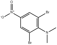 Benzenamine, 2,6-dibromo-N,N-dimethyl-4-nitro- 结构式
