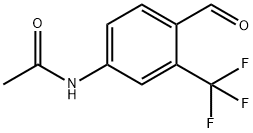 N-(4-甲酰基-3-(三氟甲基)苯基)乙酰胺,2442597-68-2,结构式