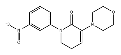 3-吗啉代-1-(3-硝基苯基)-5,6-二氢吡啶-2(1H)-酮,2443747-50-8,结构式