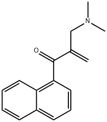 2-Propen-1-one, 2-[(dimethylamino)methyl]-1-(1-naphthalenyl)- Structure