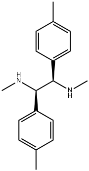 (1R,2R)-N1,N2-二甲基-1,2-二对甲苯基乙烷-1,2-二胺 结构式