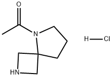 1-(2,5-二氮杂螺[3.4]辛烷-5-基)乙-1-酮盐酸盐 结构式