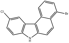 7H-Benzo[c]carbazole, 4-bromo-10-chloro- Structure