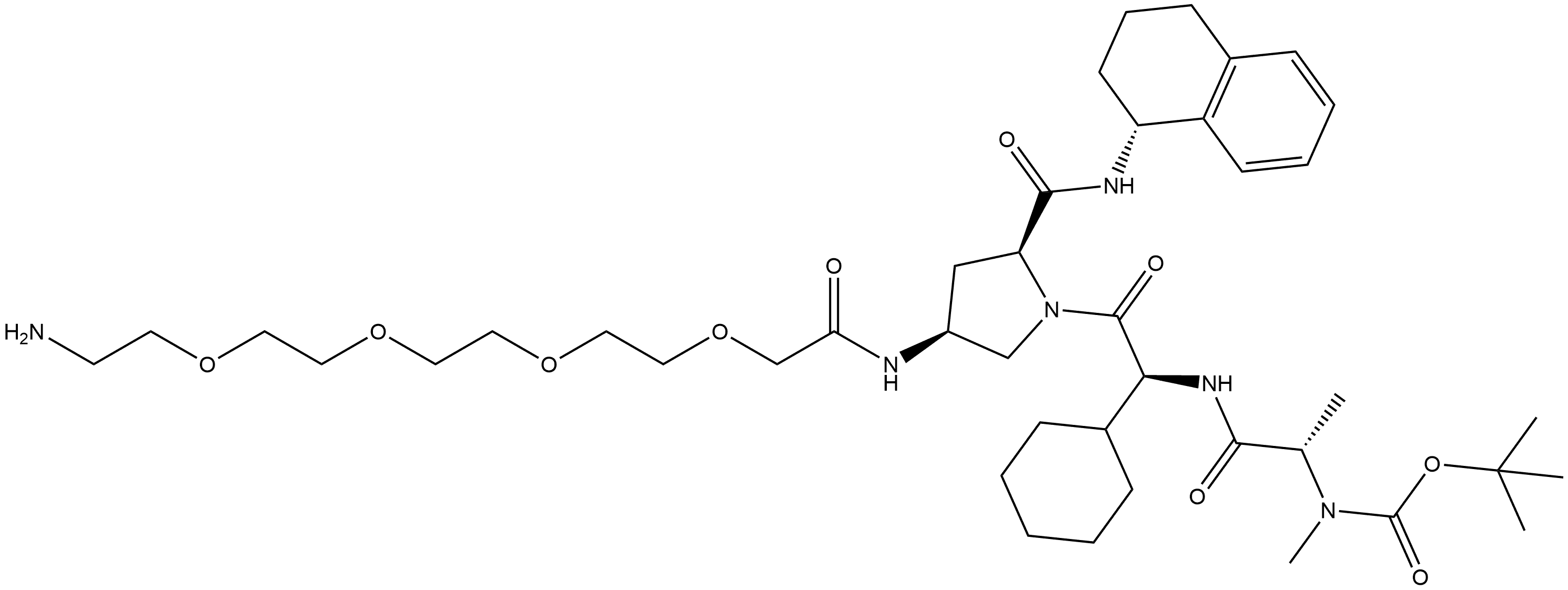 A 410099.1 amide-PEG4-amine Struktur