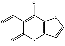7-氯-5-氧代-4,5-二氢噻吩并[3,2-B]吡啶-6-甲醛, 2446611-60-3, 结构式