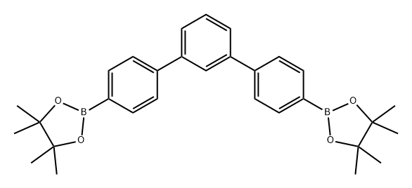 1,3,2-Dioxaborolane, 2,2'-[1,1':3',1''-terphenyl]-4,4''-diylbis[4,4,5,5-tetramethyl- 结构式