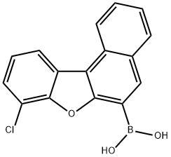 Boronic acid, B-(8-chlorobenzo[b]naphtho[1,2-d]furan-6-yl)- Structure