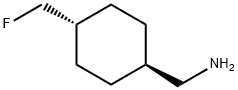 反式-4-(氟甲基)环己基]甲胺 结构式