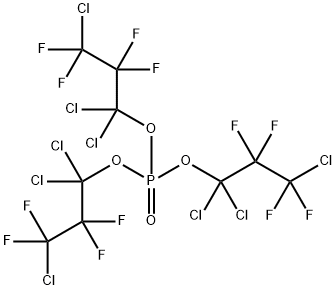 1-Propanol, 1,1,3-trichloro-2,2,3,3-tetrafluoro-, phosphate (3:1) (8CI,9CI) 结构式