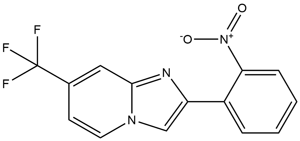 2-(2-Nitrophenyl)-7-(trifluoromethyl)imidazo[1,2-a]pyridine Structure