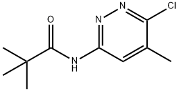 Propanamide, N-(6-chloro-5-methyl-3-pyridazinyl)-2,2-dimethyl-|N-(6-氯-5-甲基哒嗪-3-基)新戊酰胺