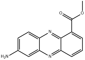 1-Phenazinecarboxylic acid, 7-amino-, methyl ester Structure