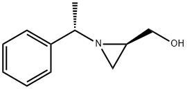 2-Aziridinemethanol, 1-[(1S)-1-phenylethyl]-, (2R)- Struktur