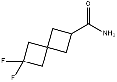 Spiro[3.3]heptane-2-carboxamide, 6,6-difluoro- Structure