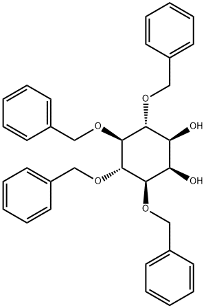 3,4,5,6-四-O-(苯基甲基)-D-MYO-肌醇 结构式